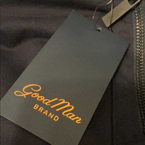 Good man brand Half zip navy pullover size XL - Picture 4 of 8